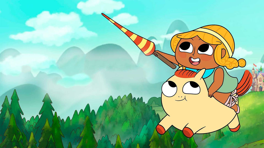 Храбрая Пинекон и Пони