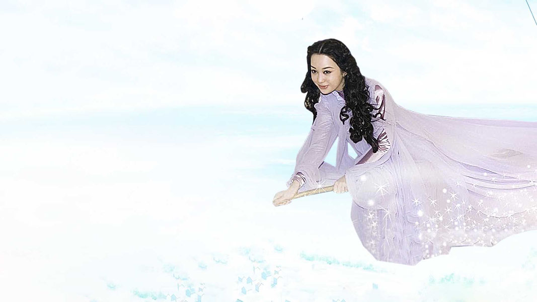 Летающая девушка