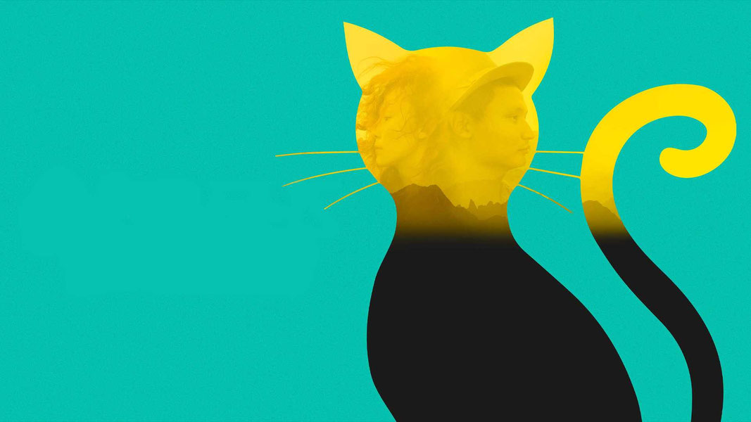 Желтая кошка