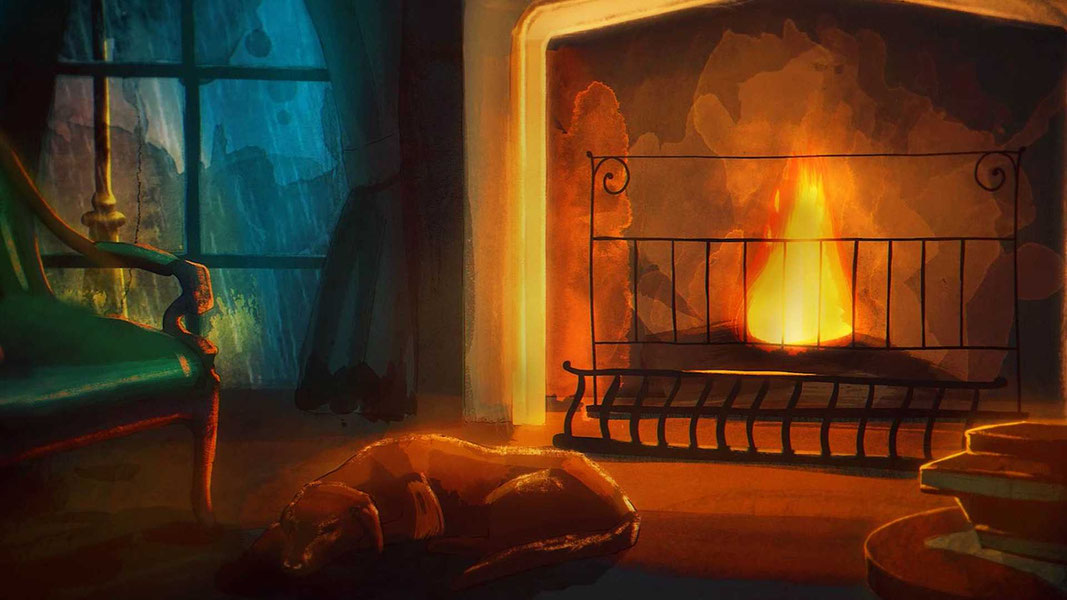 Баланс. Дождливый вечер у камина