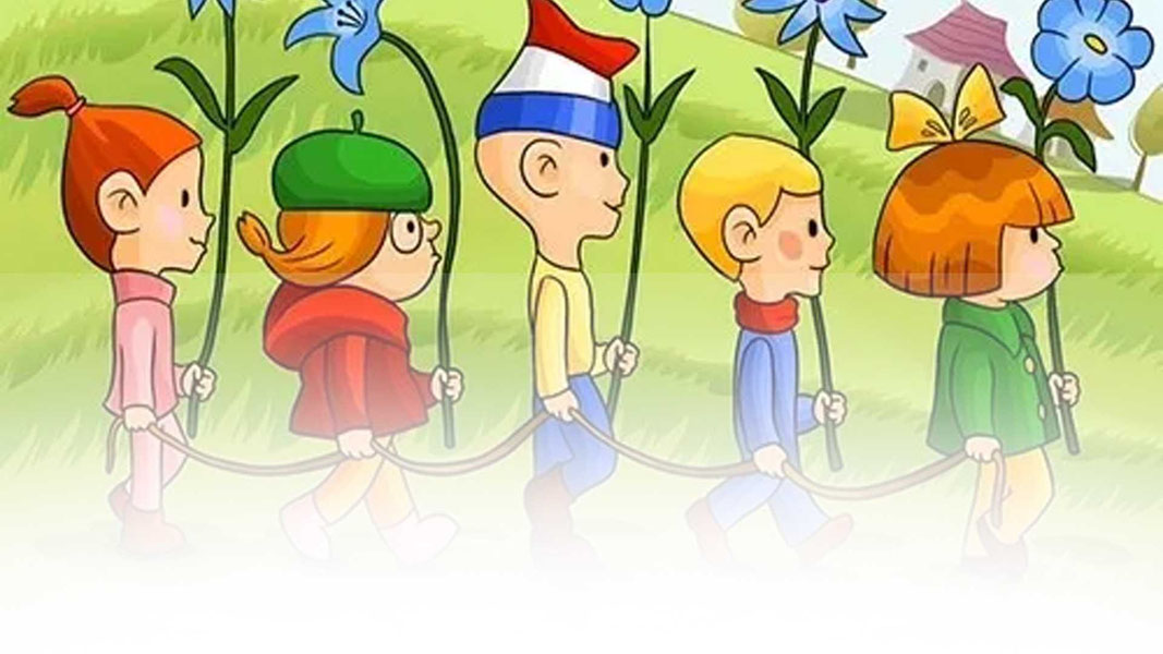 Гирлянда из малышей