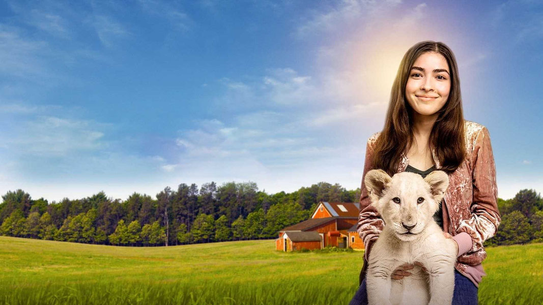 Лена и львенок