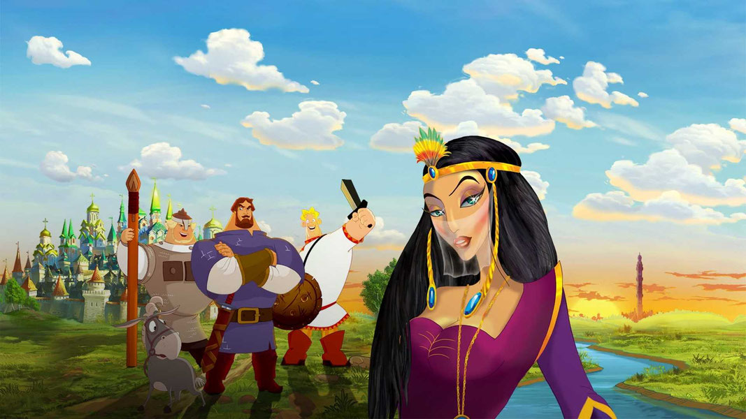 Три богатыря и Шамаханская царица