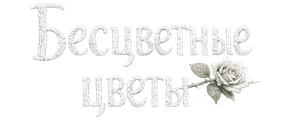 Бесцветные цветы